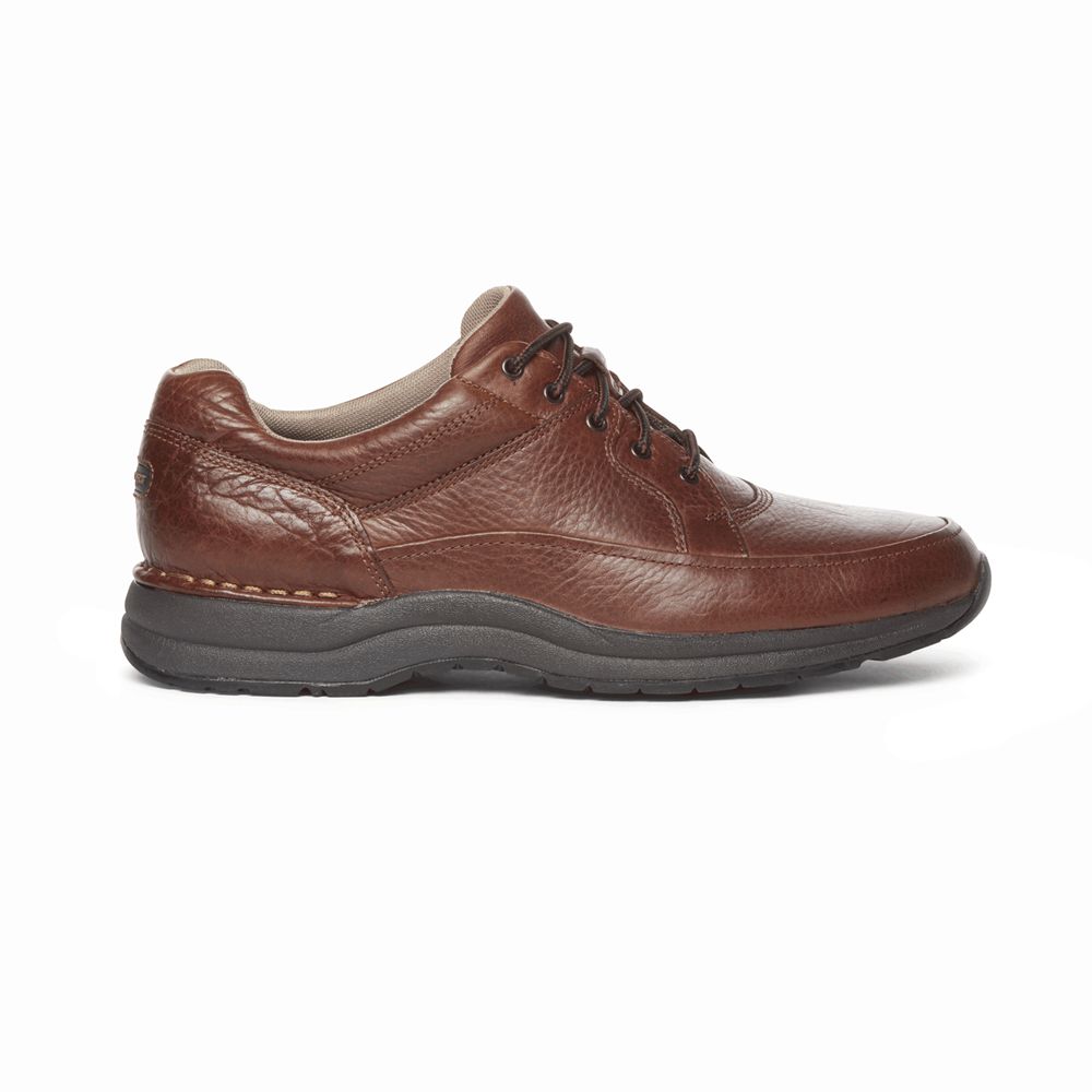 Rockport Edge Hill Lace-To-Toe - Mens Walking Shoes - Brown - NZ (GCM-035187)